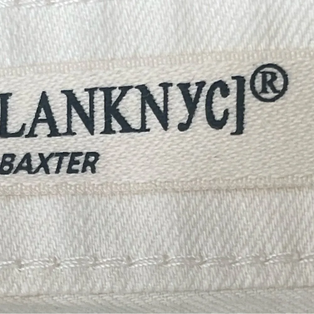BLANK NYC The Baxter Straight Leg Jeans Size: 29” Color: Ivory